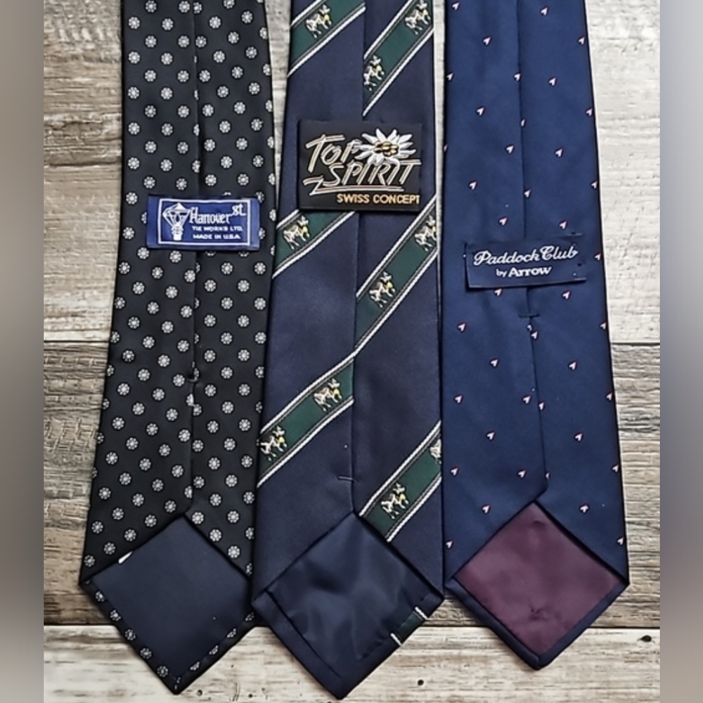 Men's Ties Blues Reds 6 Ties Casual Work Business Multi Colors Multi Brands - Picture 5 of 16